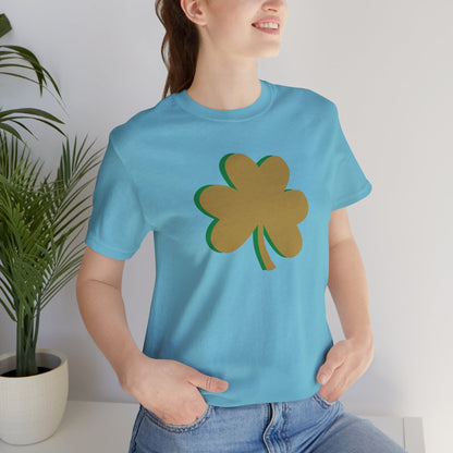 South Bend Shamrock - Gold / Green - Unisex Jersey Short Sleeve Tee