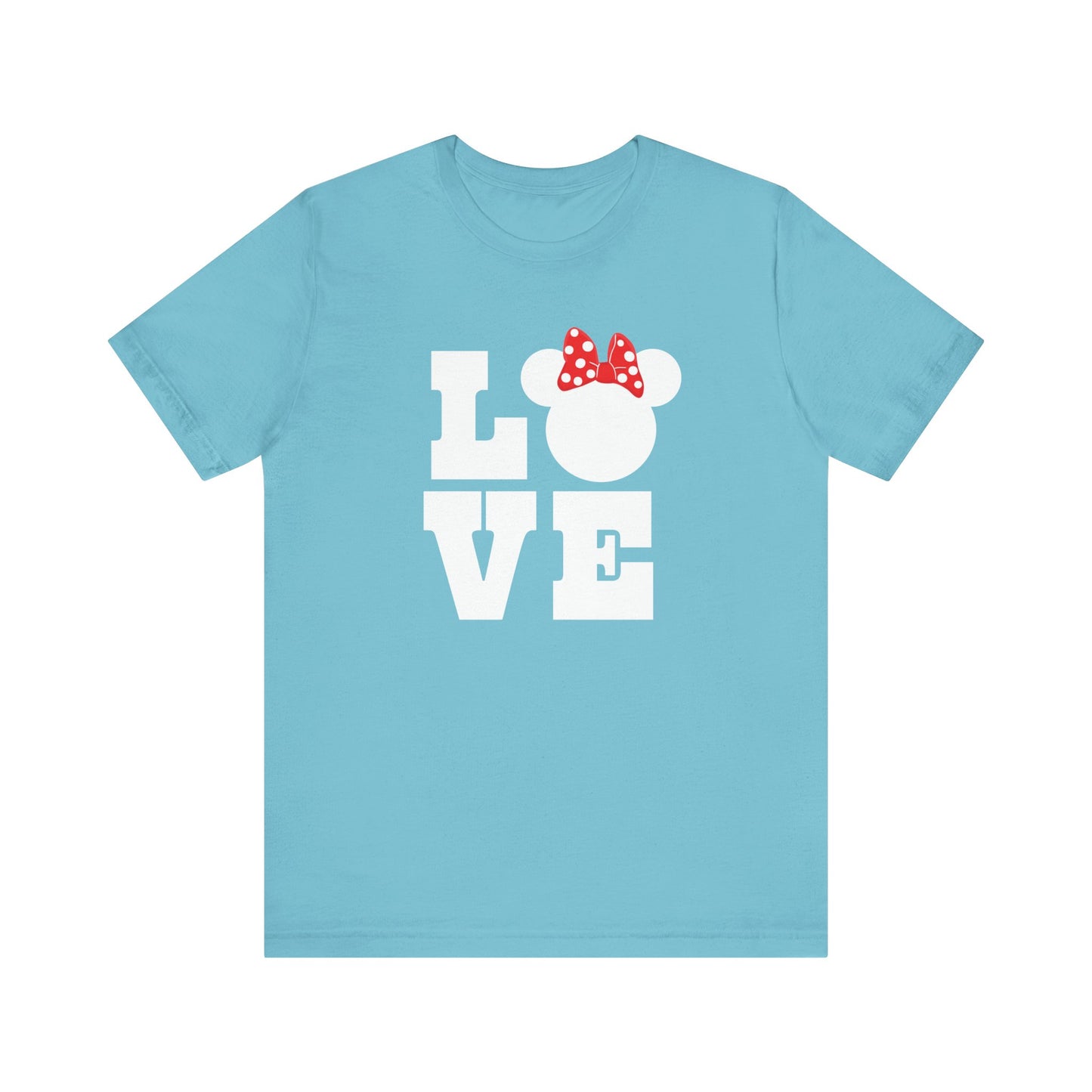 Love Minnie - White Unisex Jersey Short Sleeve Tee