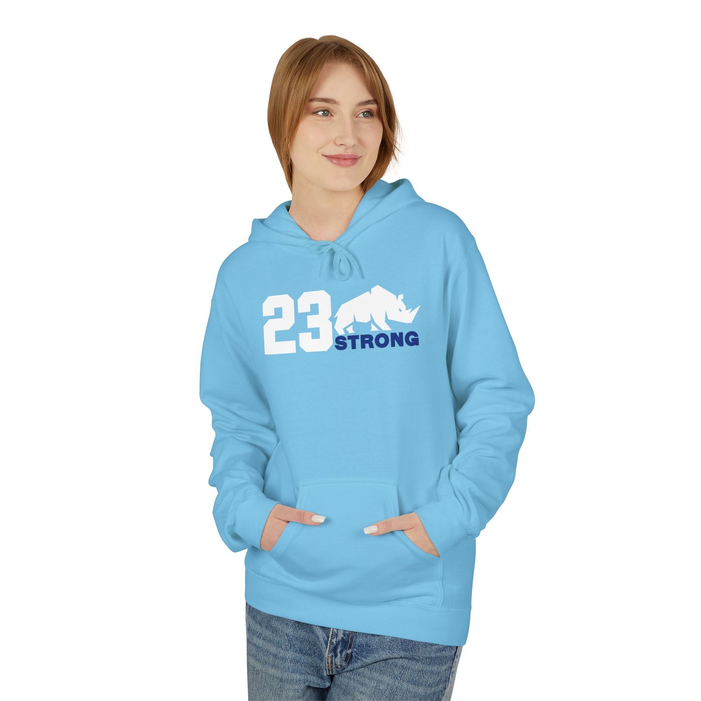 Baseball - 23 Strong | Unisex Midweight Softstyle Fleece Hoodie