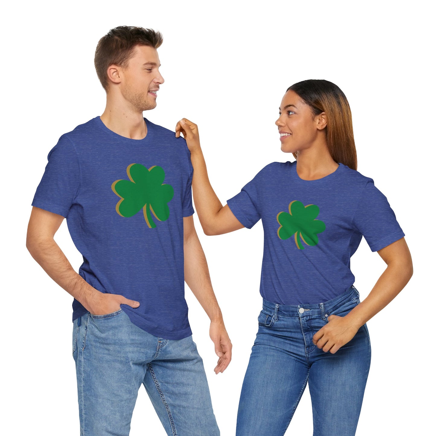 South Bend Shamrock - Green / Gold - Unisex Jersey Short Sleeve Tee