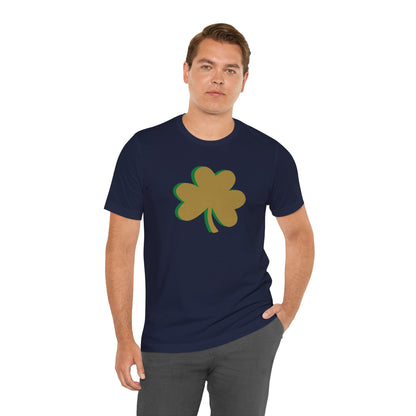 South Bend Shamrock - Gold / Green - Unisex Jersey Short Sleeve Tee