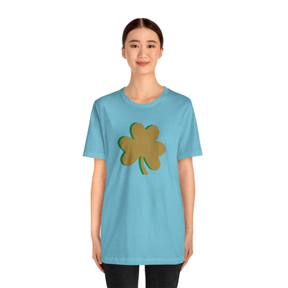 South Bend Shamrock - Gold / Green - Unisex Jersey Short Sleeve Tee