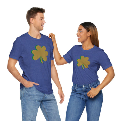 South Bend Shamrock - Gold / Green - Unisex Jersey Short Sleeve Tee