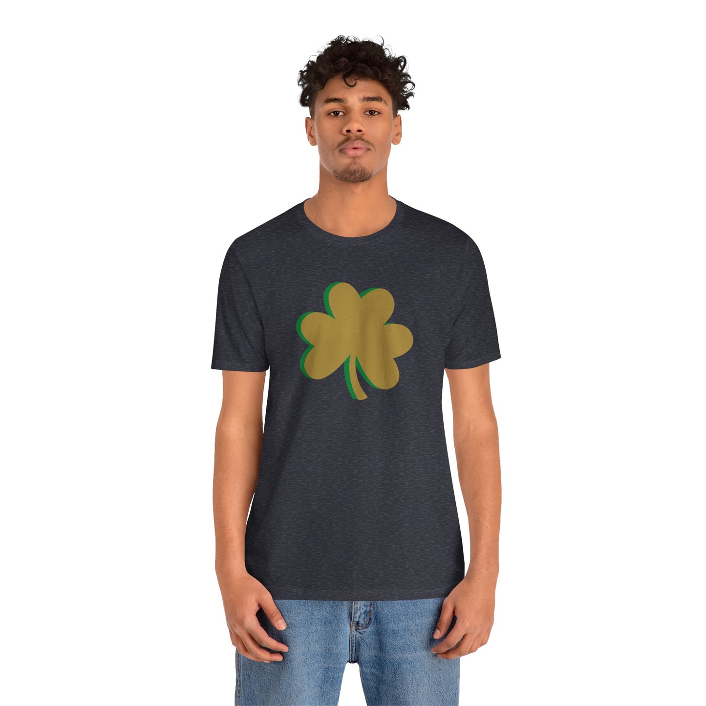 South Bend Shamrock - Gold / Green - Unisex Jersey Short Sleeve Tee