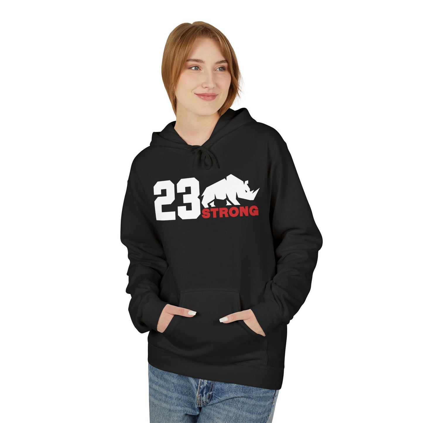 Baseball - 23 Strong | Unisex Midweight Softstyle Fleece Hoodie