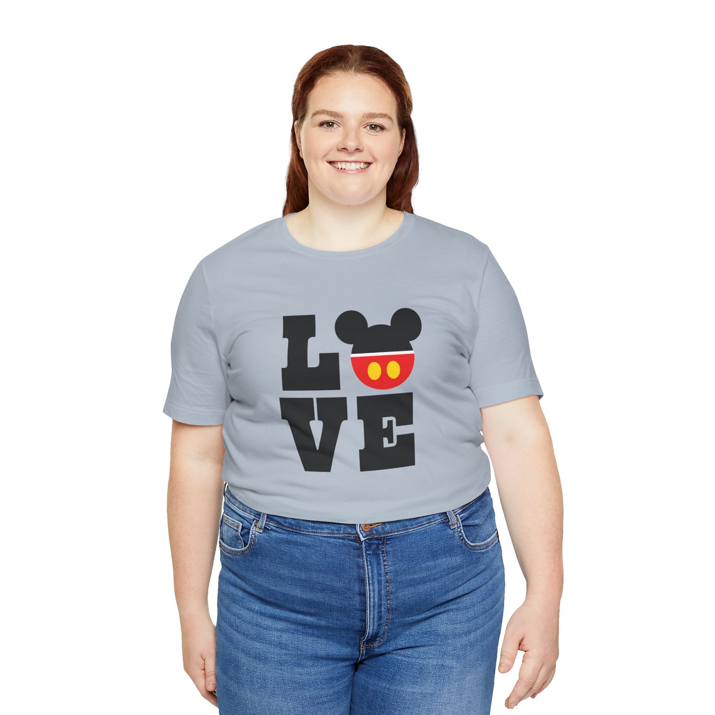 Love Mickey - Black Unisex Jersey Short Sleeve Tee