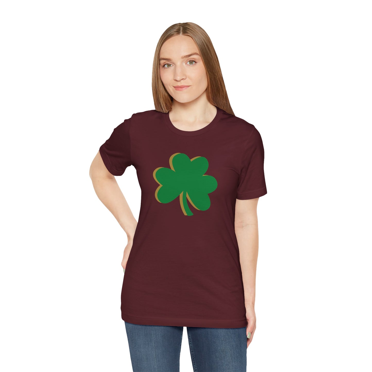 South Bend Shamrock - Green / Gold - Unisex Jersey Short Sleeve Tee