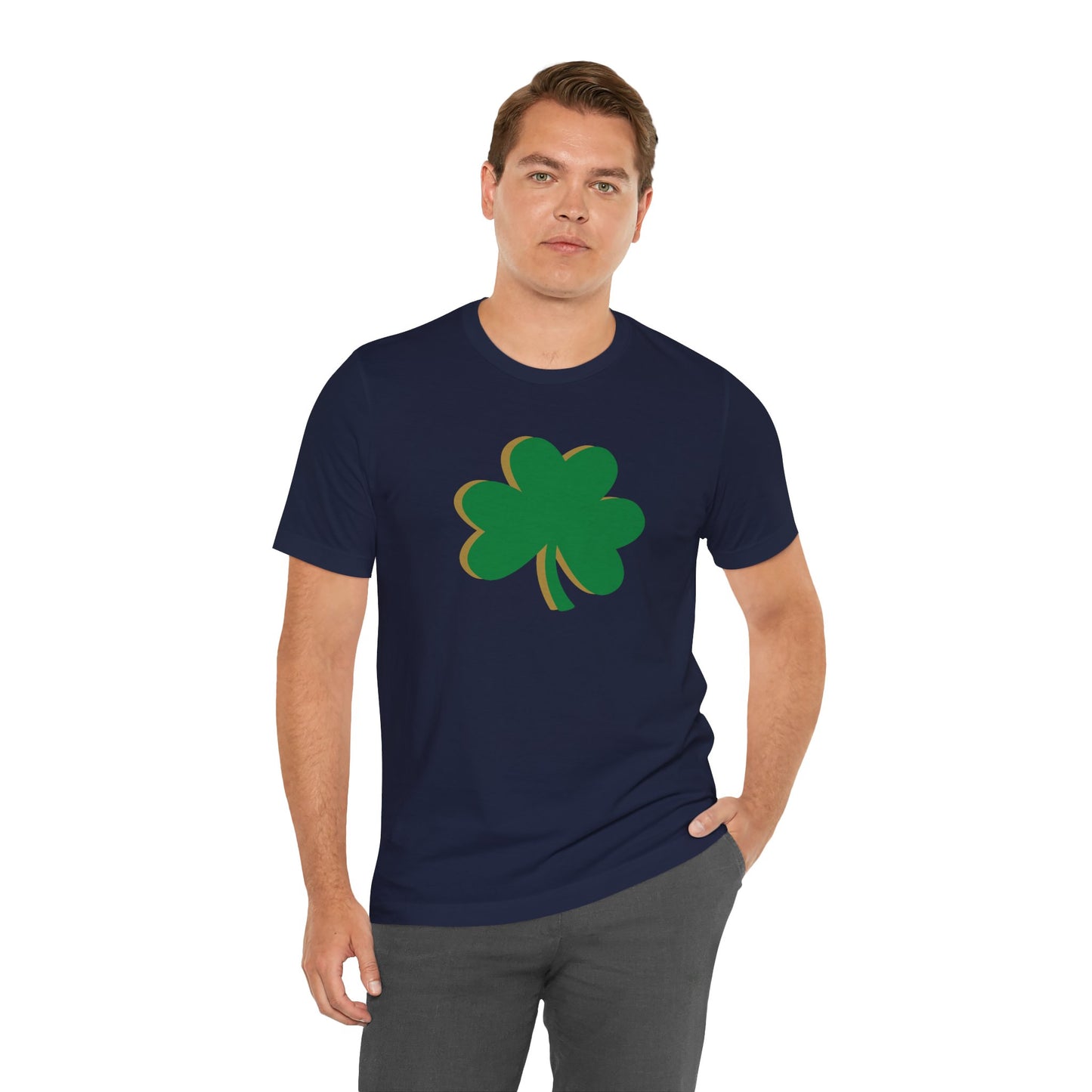 South Bend Shamrock - Green / Gold - Unisex Jersey Short Sleeve Tee