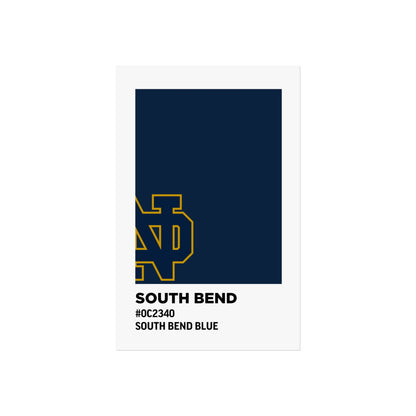 University of Notre Dame Team Paint Swatch - Logo - South Bend Blue