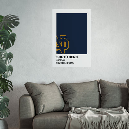 University of Notre Dame Team Paint Swatch - Logo - South Bend Blue