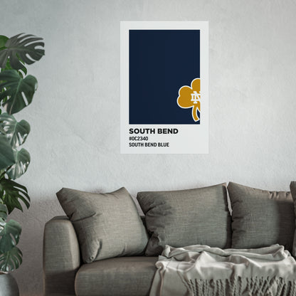 University of Notre Dame Team Paint Swatch - Logo - South Bend Blue