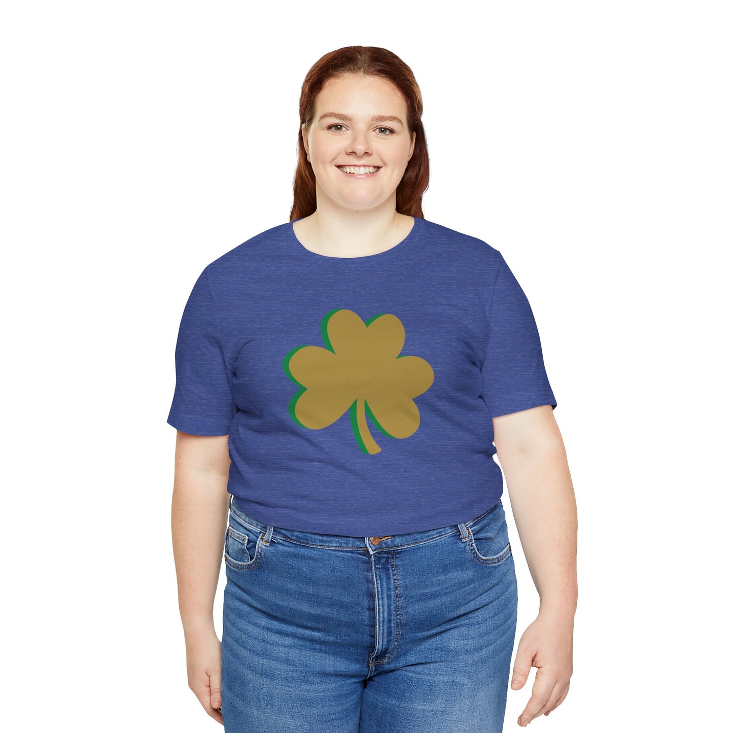 South Bend Shamrock - Gold / Green - Unisex Jersey Short Sleeve Tee