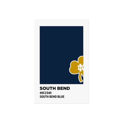 University of Notre Dame Team Paint Swatch - Logo - South Bend Blue