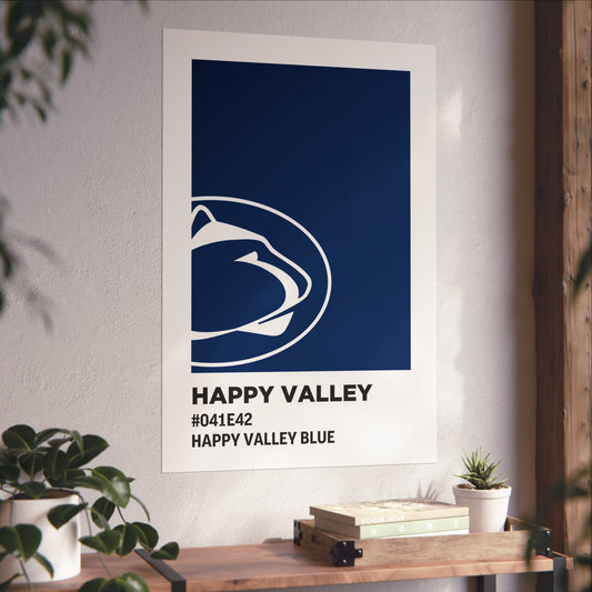 Penn State University Team Paint Swatch - Logo - Happy Valley Blue