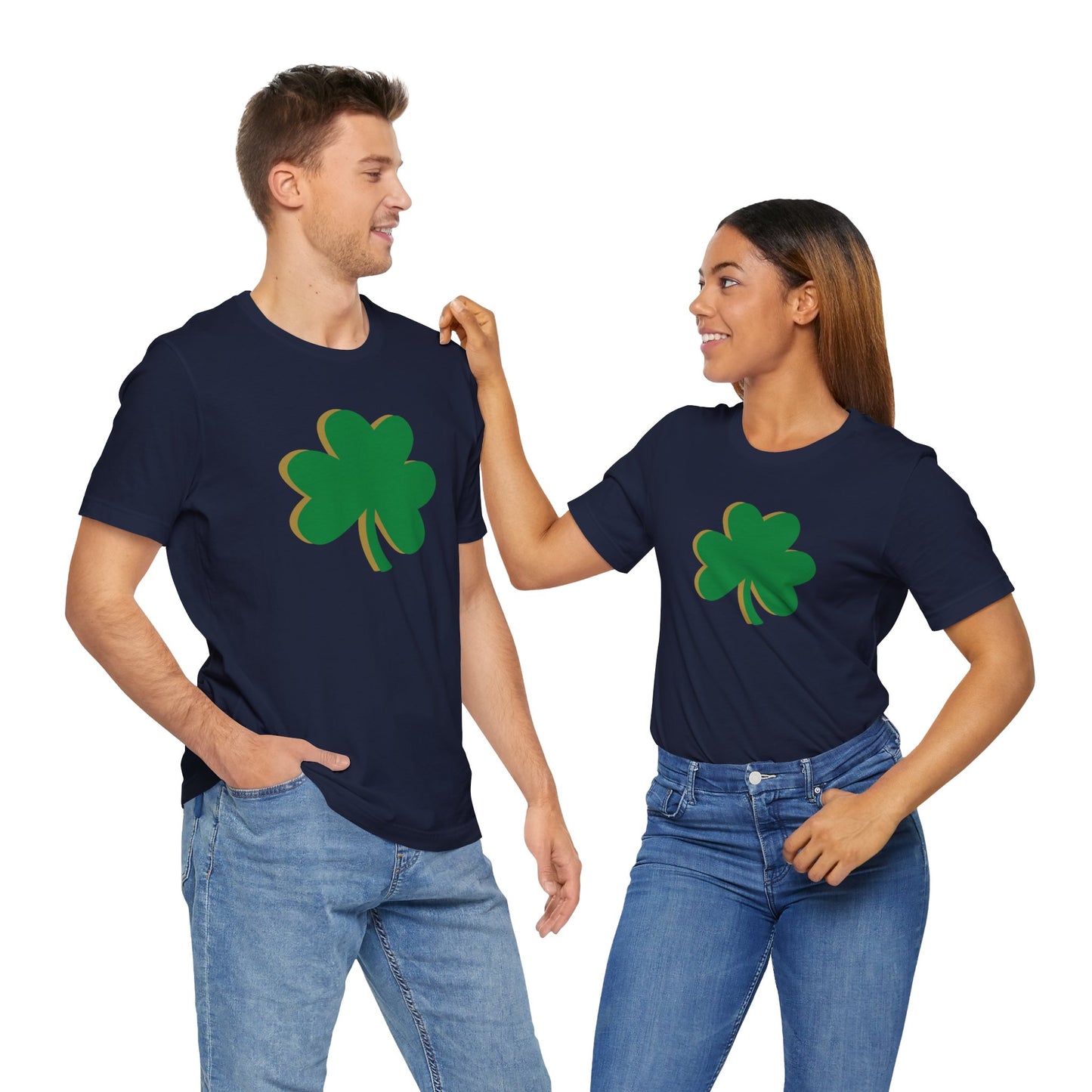 South Bend Shamrock - Green / Gold - Unisex Jersey Short Sleeve Tee