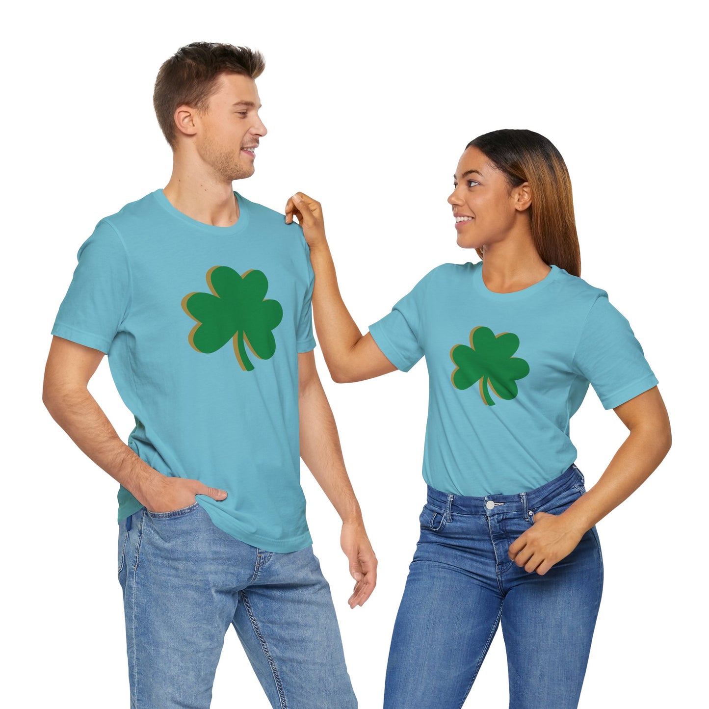 South Bend Shamrock - Green / Gold - Unisex Jersey Short Sleeve Tee