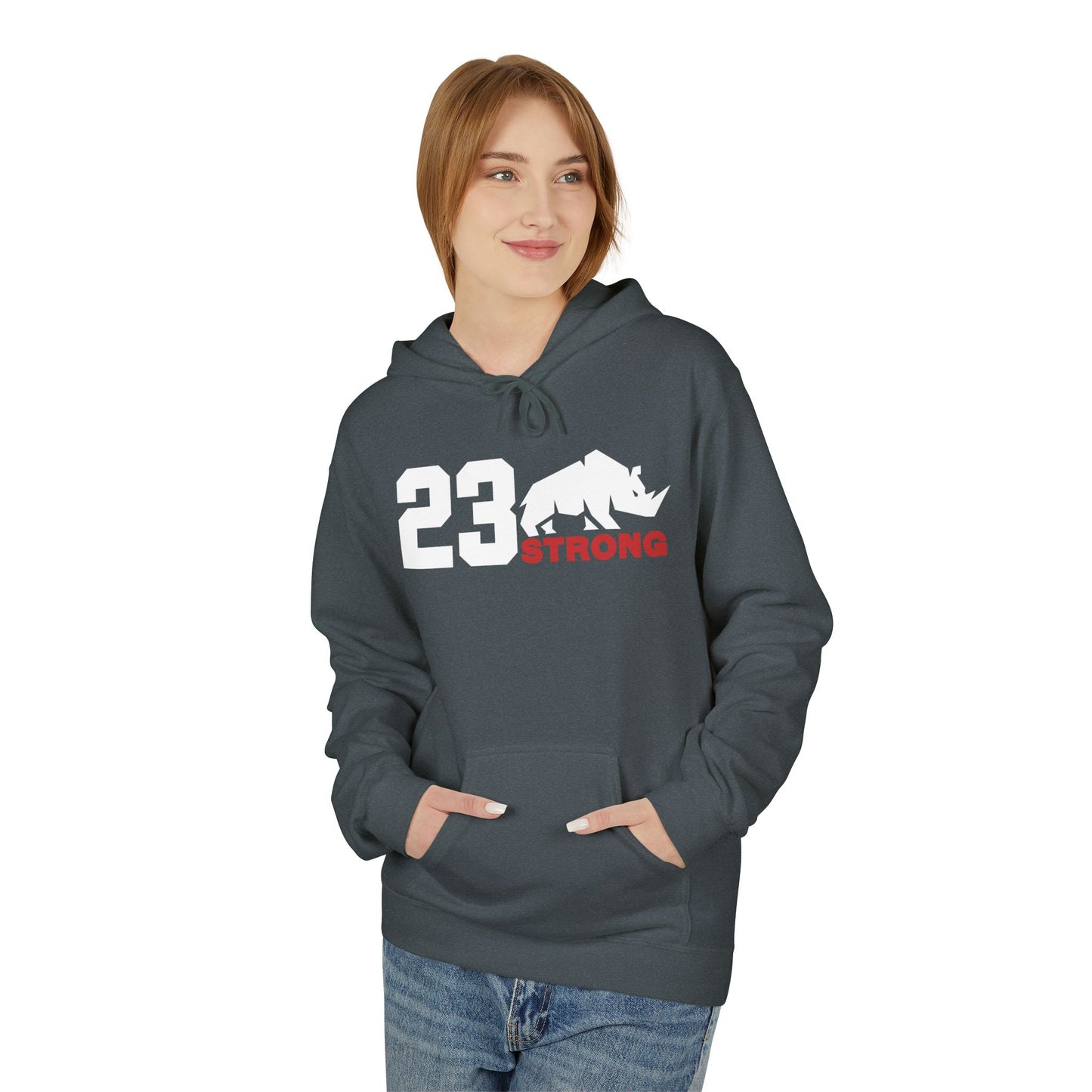 Baseball - 23 Strong | Unisex Midweight Softstyle Fleece Hoodie