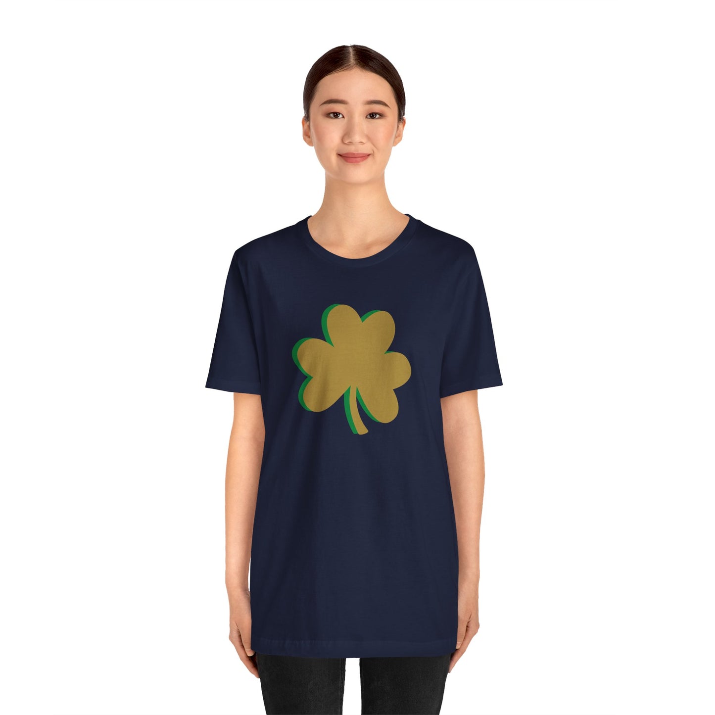 South Bend Shamrock - Gold / Green - Unisex Jersey Short Sleeve Tee