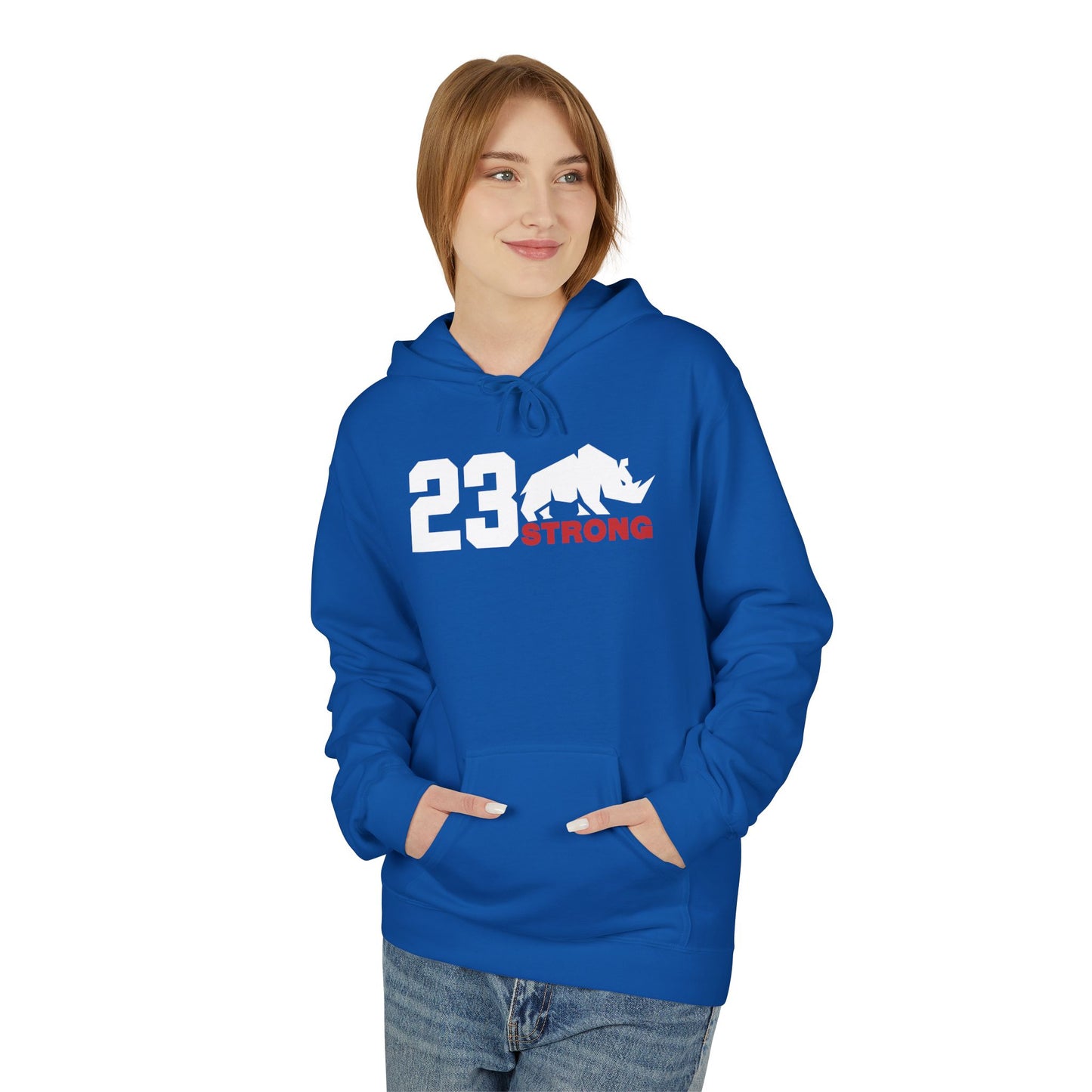 Baseball - 23 Strong | Unisex Midweight Softstyle Fleece Hoodie