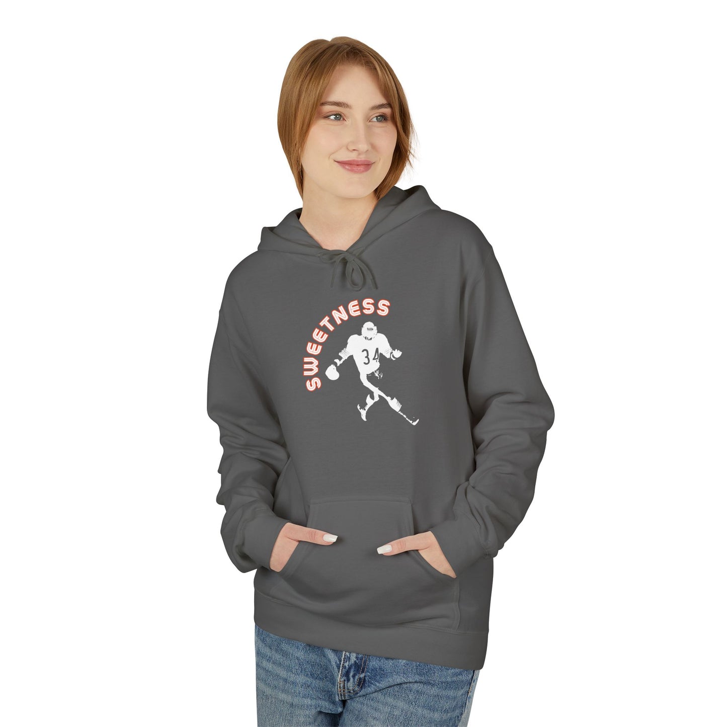 Football - Sweetness | Unisex Midweight Softstyle Fleece Hoodie