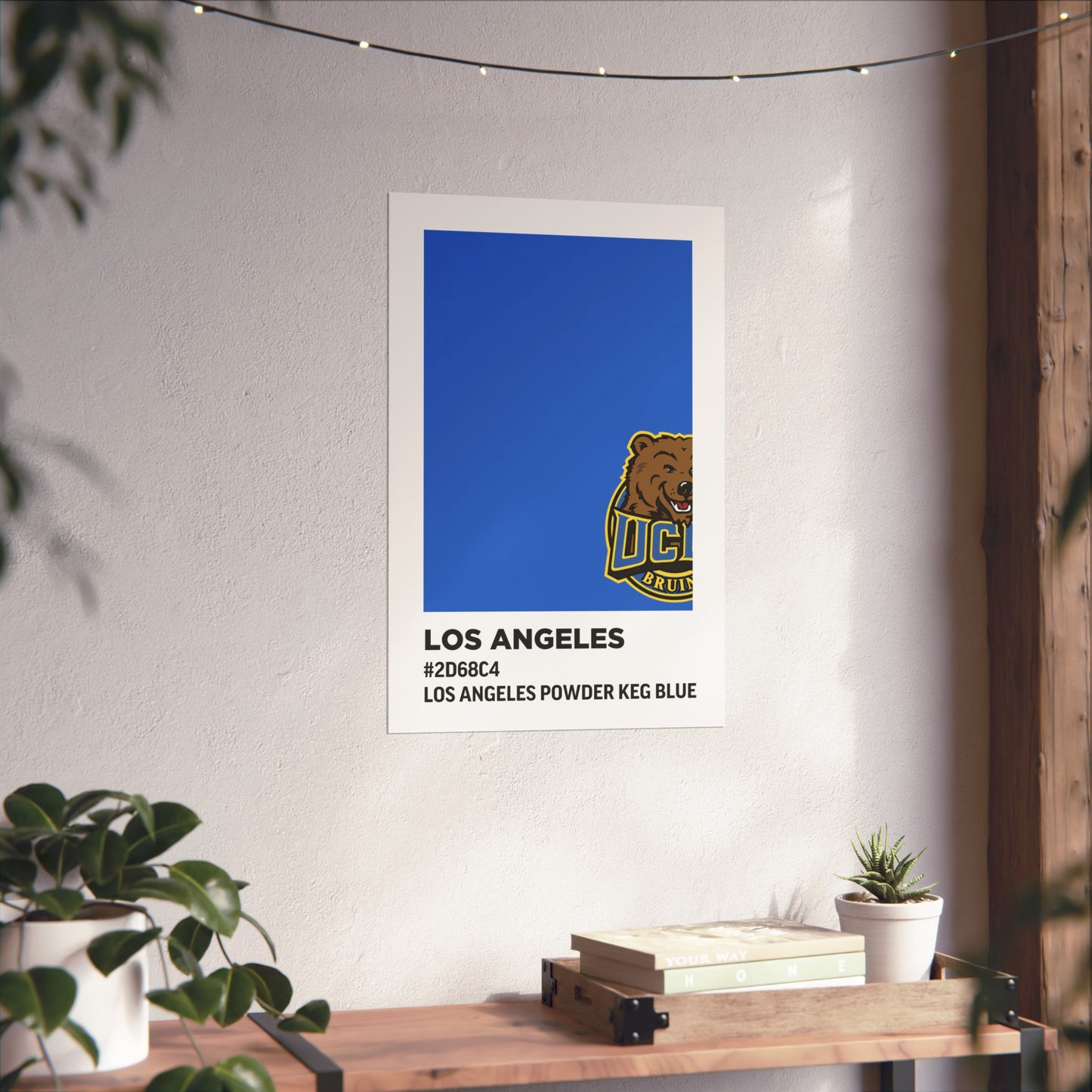 University of California Los Angeles Team Paint Swatch - Los Angeles Powder Keg Blue