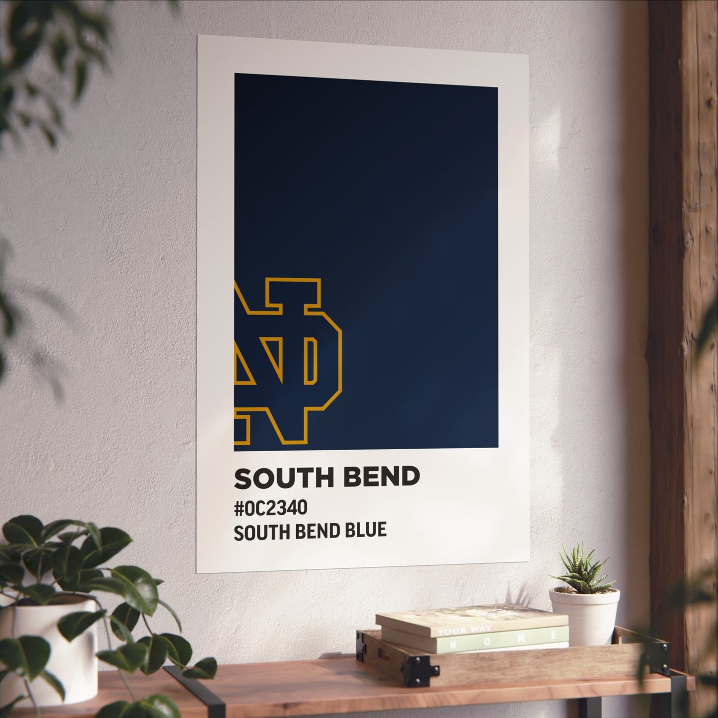 University of Notre Dame Team Paint Swatch - Logo - South Bend Blue