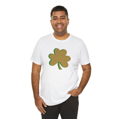 South Bend Shamrock - Gold / Green - Unisex Jersey Short Sleeve Tee