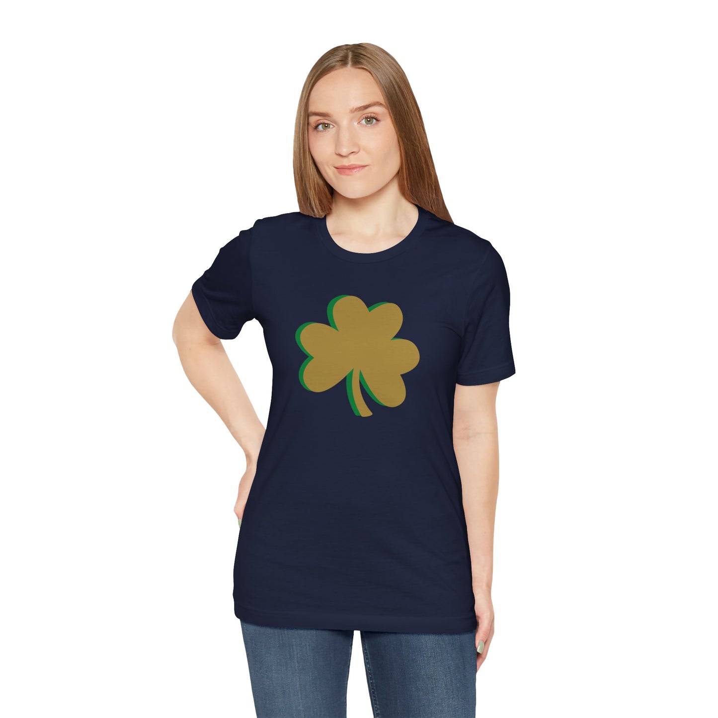 South Bend Shamrock - Gold / Green - Unisex Jersey Short Sleeve Tee