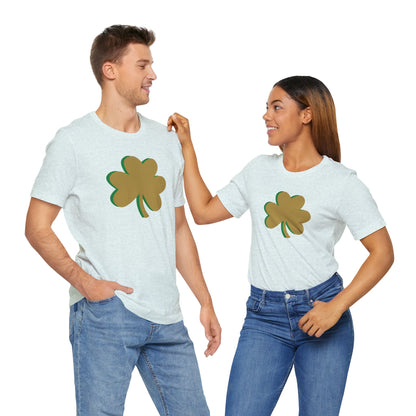 South Bend Shamrock - Gold / Green - Unisex Jersey Short Sleeve Tee