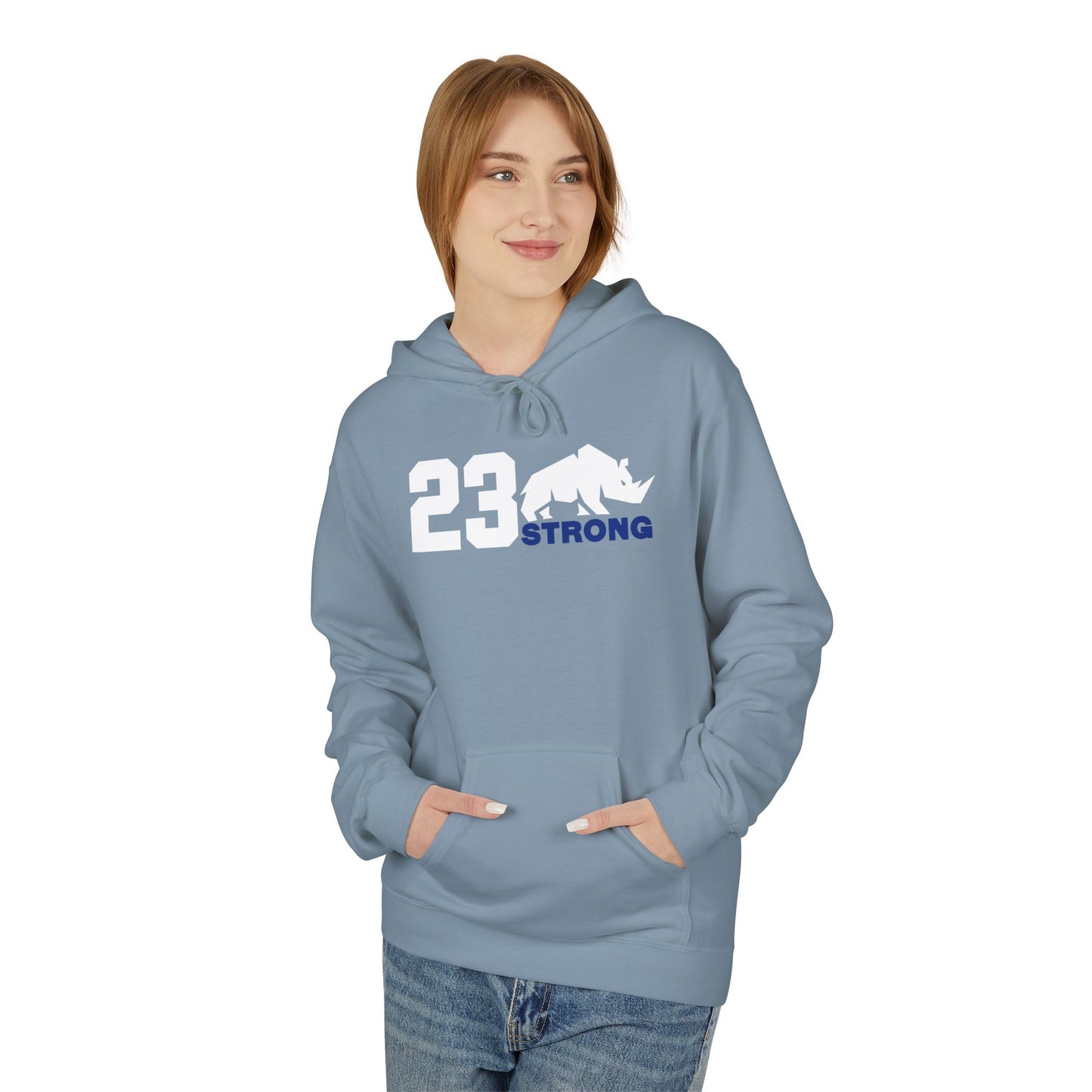 Baseball - 23 Strong | Unisex Midweight Softstyle Fleece Hoodie