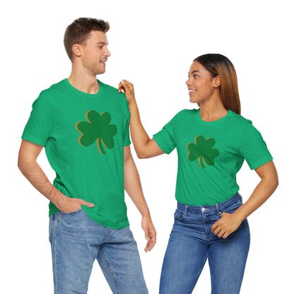 South Bend Shamrock - Green / Gold - Unisex Jersey Short Sleeve Tee