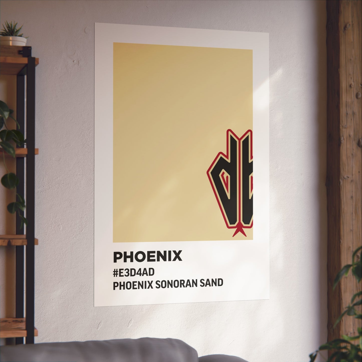 Arizona Baseball Team Paint Swatch - Phoenix - Diamondbacks - Sonoran Sand