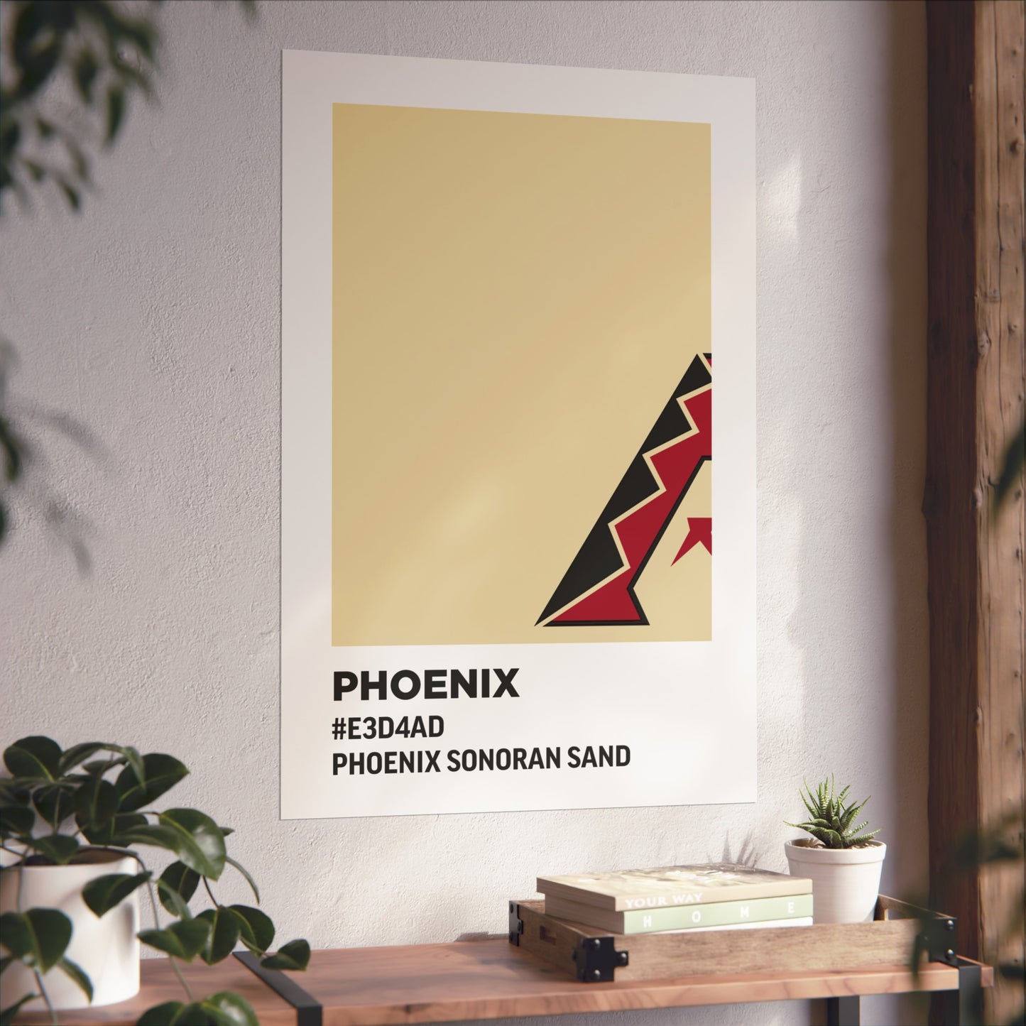 Arizona Baseball Team Paint Swatch - Phoenix - Diamondbacks - Sonoran Sand