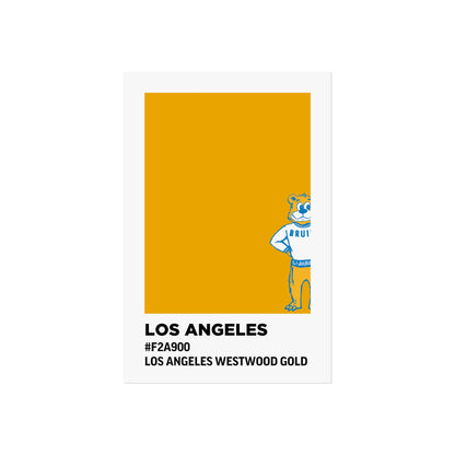 University of California Los Angeles Team Paint Swatch - Westwood Gold