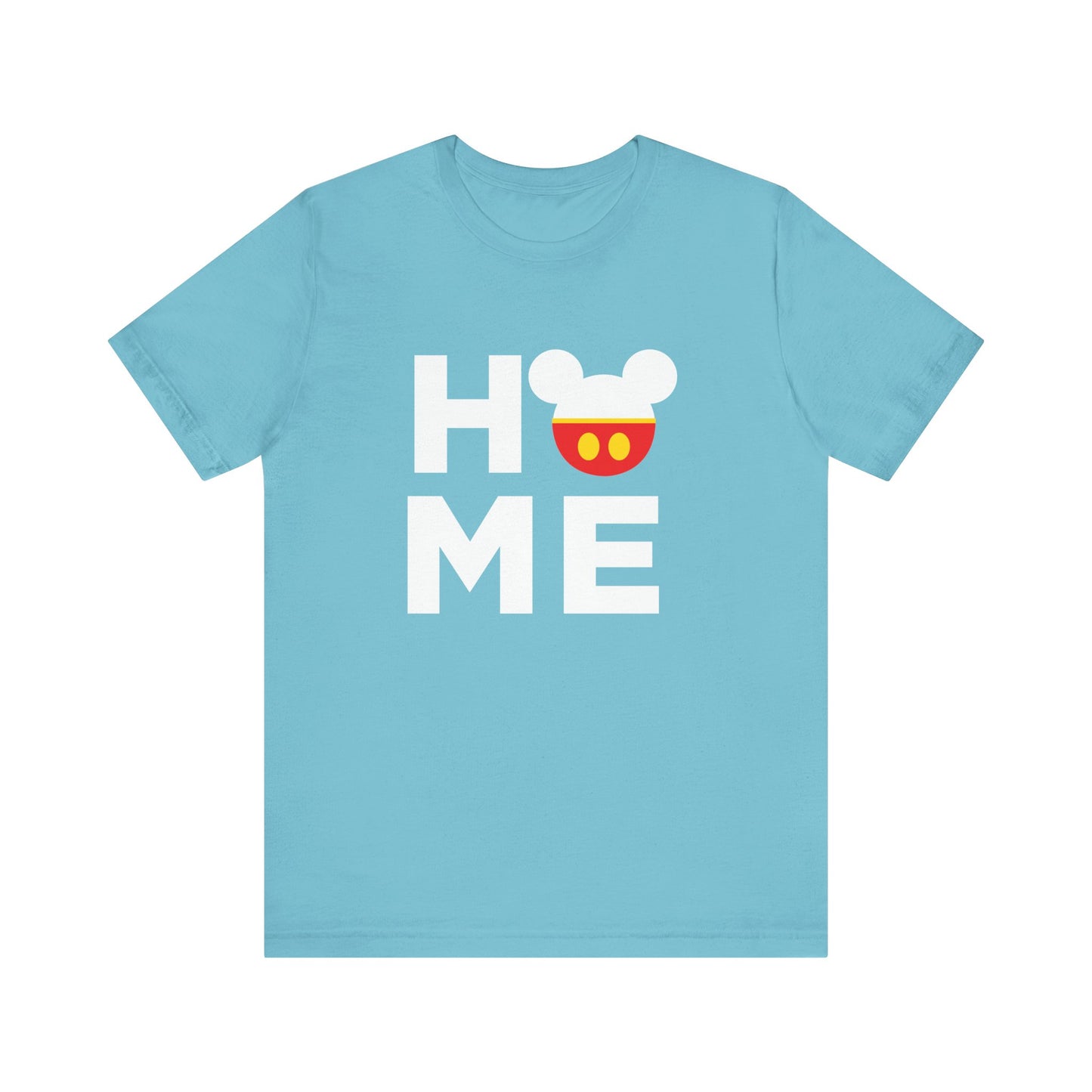 Home Mickey - White Unisex Jersey Short Sleeve Tee