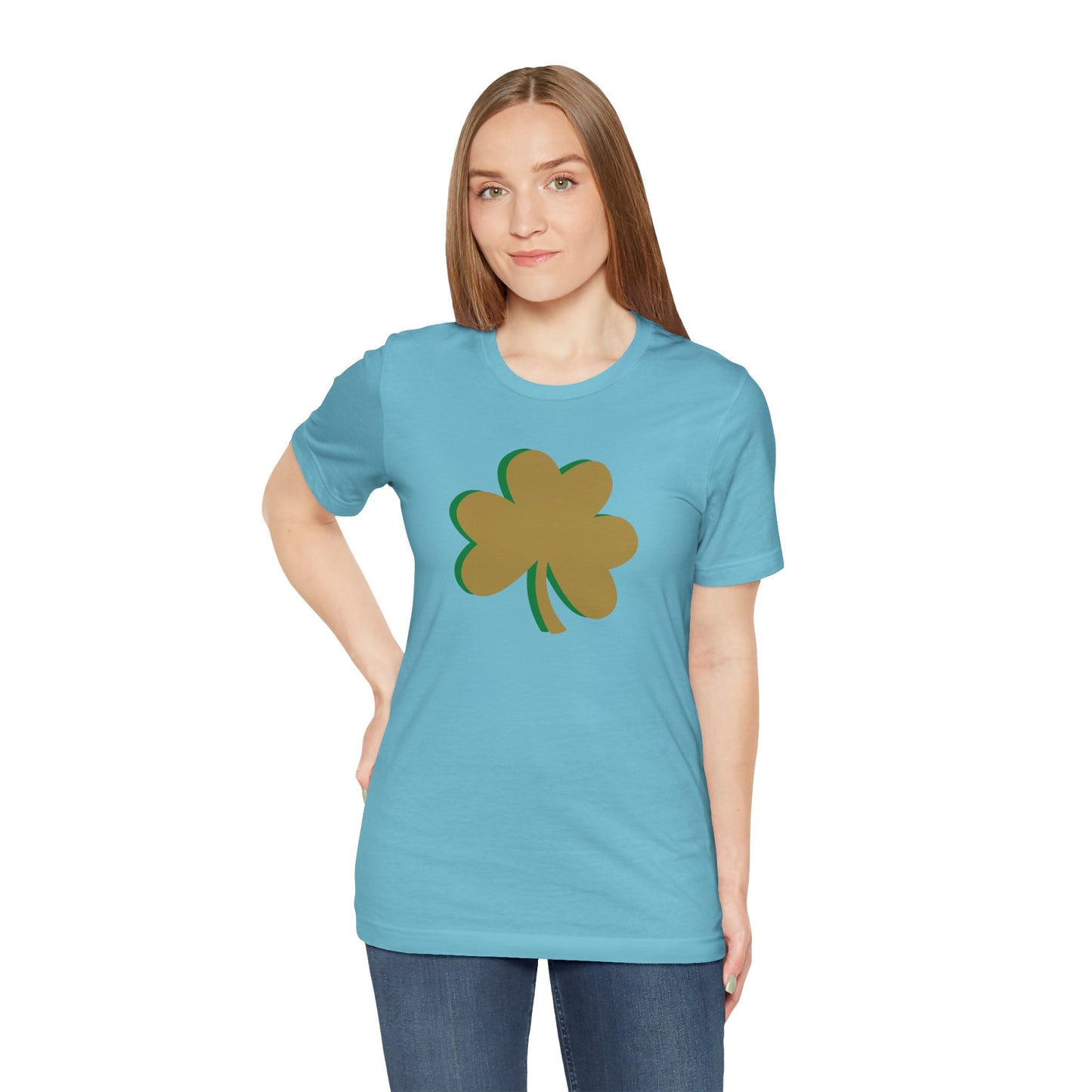 South Bend Shamrock - Gold / Green - Unisex Jersey Short Sleeve Tee