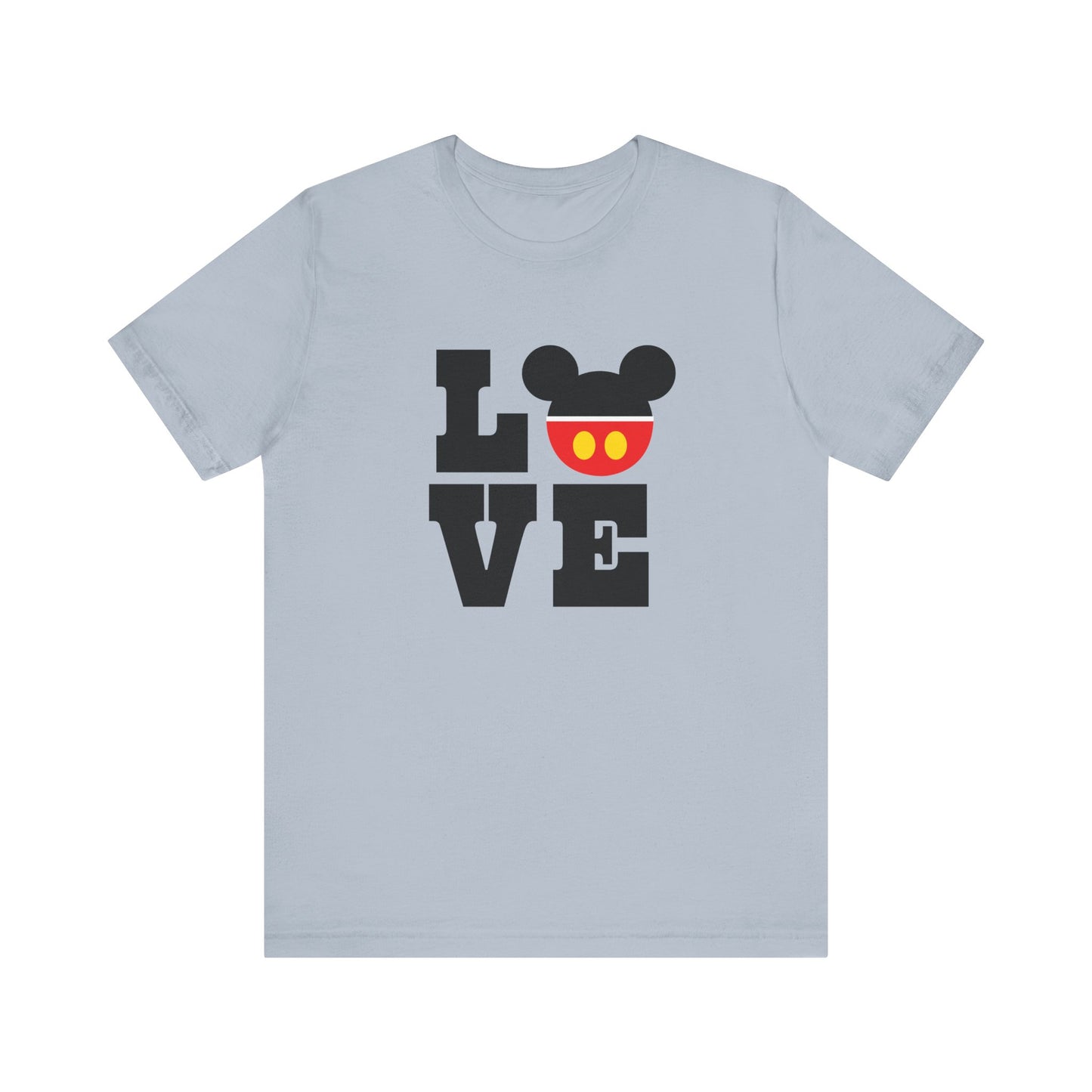 Love Mickey - Black Unisex Jersey Short Sleeve Tee