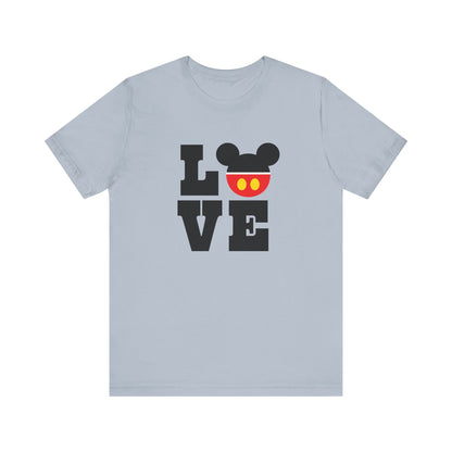 Love Mickey - Black Unisex Jersey Short Sleeve Tee