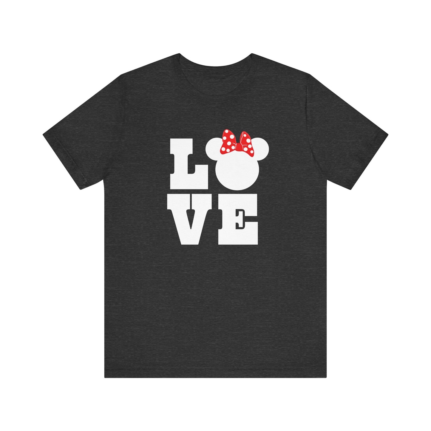 Love Minnie - White Unisex Jersey Short Sleeve Tee