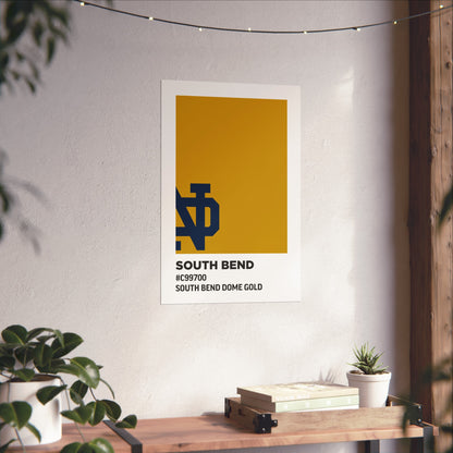 University of Notre Dame Team Paint Swatch - Logo - South Bend Dome Gold