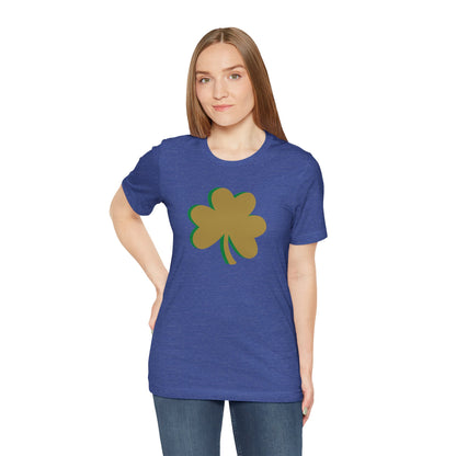 South Bend Shamrock - Gold / Green - Unisex Jersey Short Sleeve Tee