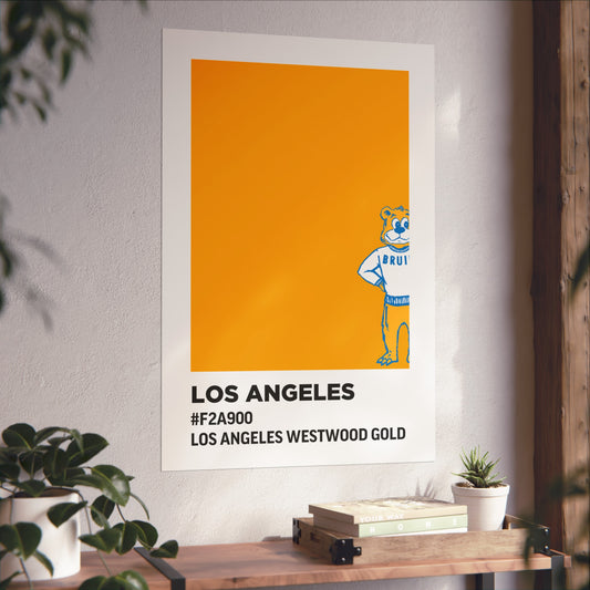 University of California Los Angeles Team Paint Swatch - Westwood Gold