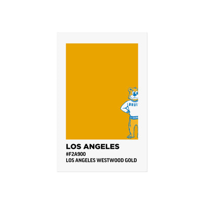 University of California Los Angeles Team Paint Swatch - Westwood Gold