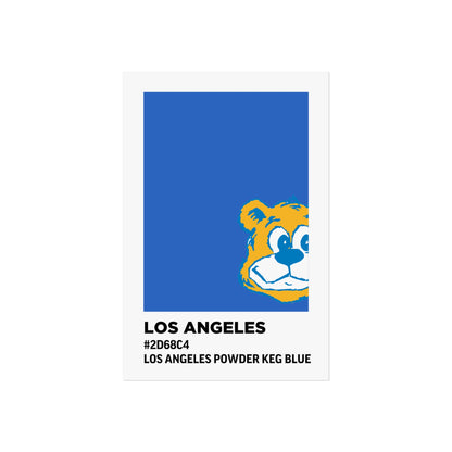 University of California Los Angeles Team Paint Swatch - Los Angeles Powder Keg Blue