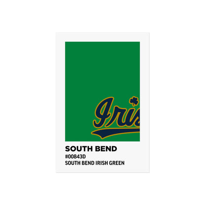 University of Notre Dame Team Paint Swatch - Logo - South Bend Irish Green