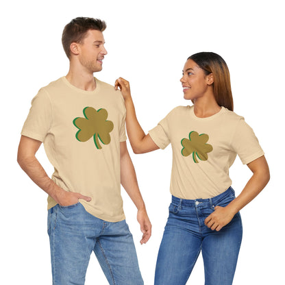 South Bend Shamrock - Gold / Green - Unisex Jersey Short Sleeve Tee