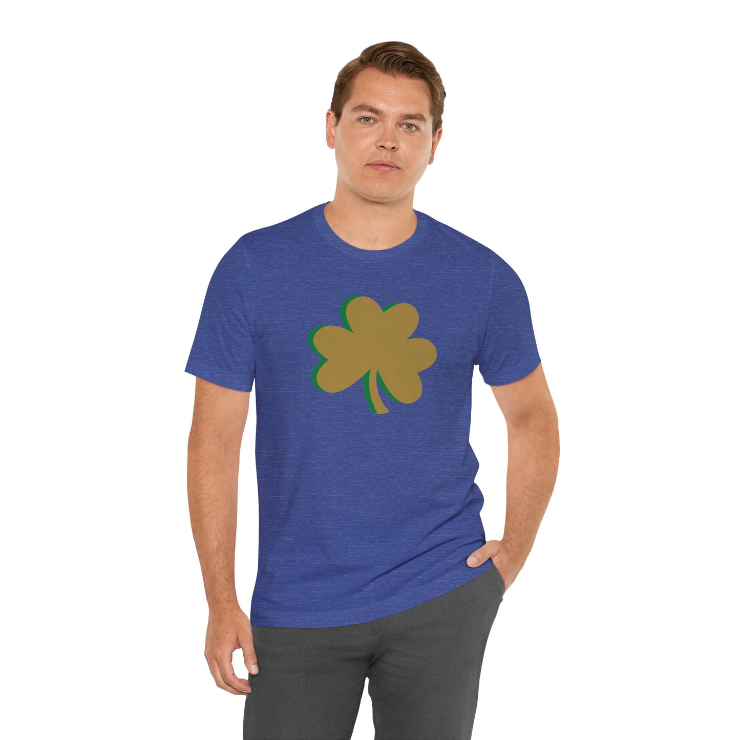 South Bend Shamrock - Gold / Green - Unisex Jersey Short Sleeve Tee