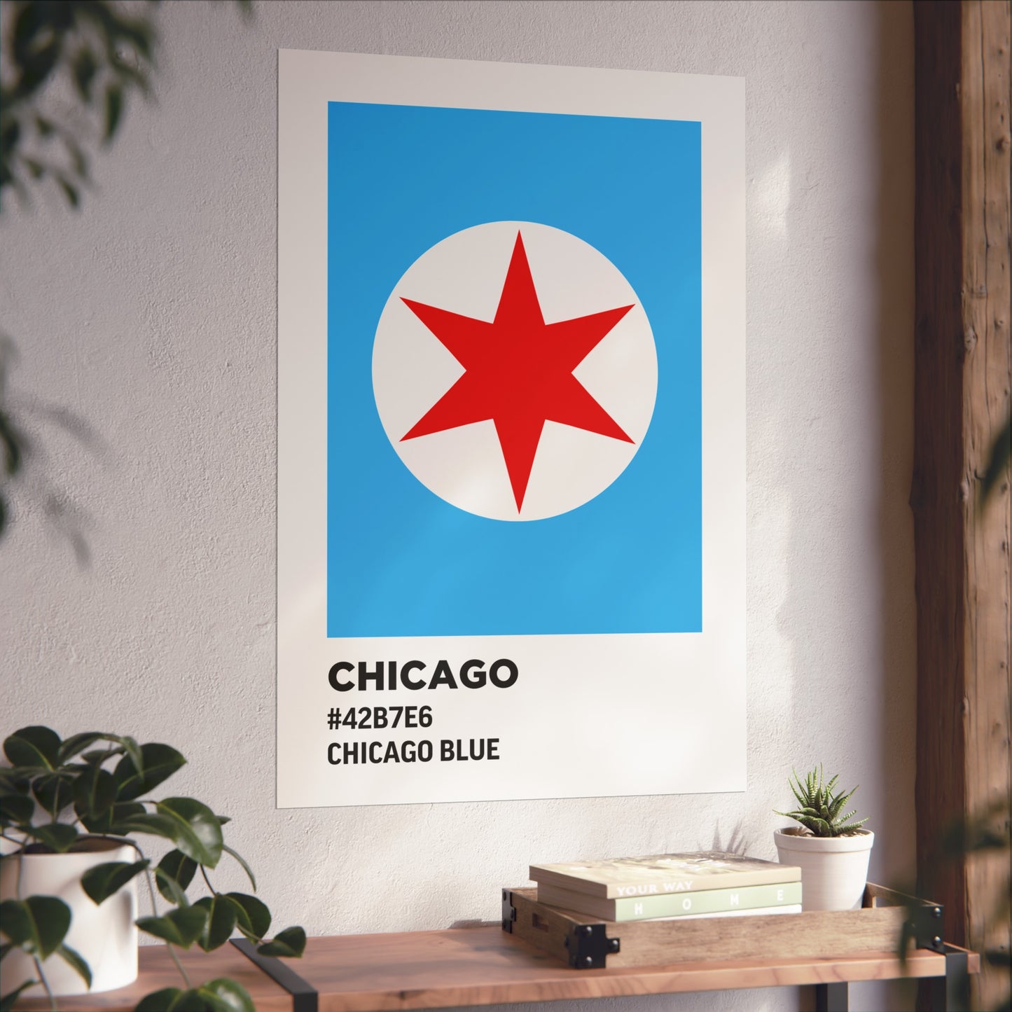 Chicago Flag Paint Swatch - Chicago Blue