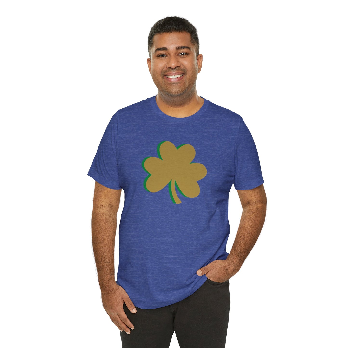 South Bend Shamrock - Gold / Green - Unisex Jersey Short Sleeve Tee