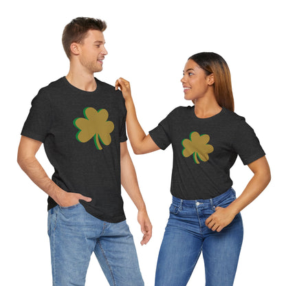 South Bend Shamrock - Gold / Green - Unisex Jersey Short Sleeve Tee